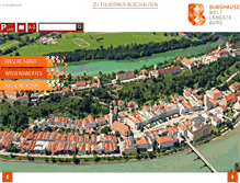 Tablet Screenshot of burghausen.de